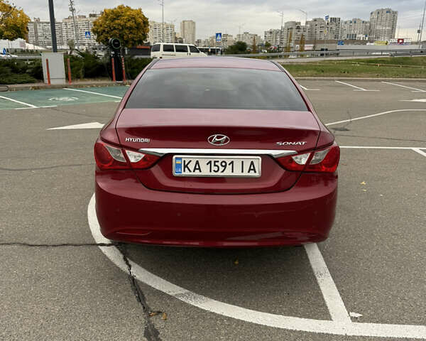 Червоний Хендай Соната, об'ємом двигуна 2.36 л та пробігом 189 тис. км за 8699 $, фото 5 на Automoto.ua