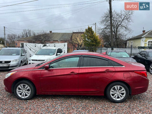 Красный Хендай Соната, объемом двигателя 2.4 л и пробегом 252 тыс. км за 6700 $, фото 3 на Automoto.ua
