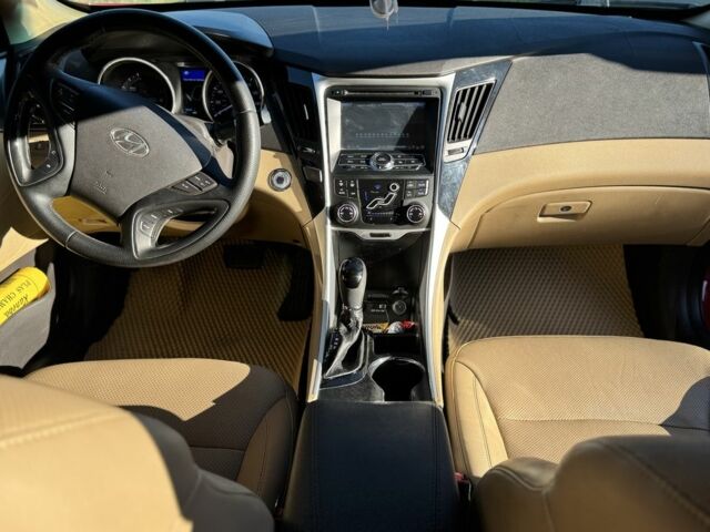 Красный Хендай Соната, объемом двигателя 2.4 л и пробегом 255 тыс. км за 8750 $, фото 3 на Automoto.ua