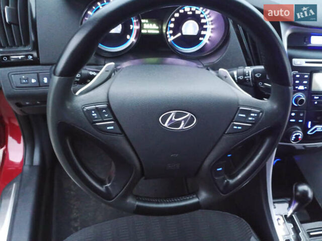 Красный Хендай Соната, объемом двигателя 2.4 л и пробегом 187 тыс. км за 8200 $, фото 11 на Automoto.ua