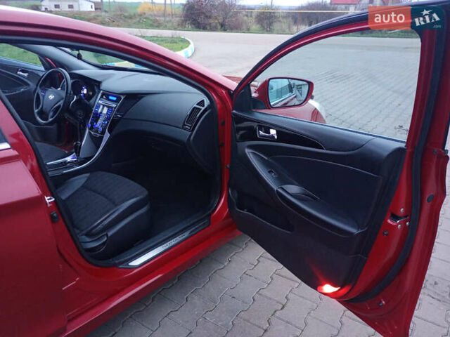 Красный Хендай Соната, объемом двигателя 2.4 л и пробегом 187 тыс. км за 8200 $, фото 13 на Automoto.ua