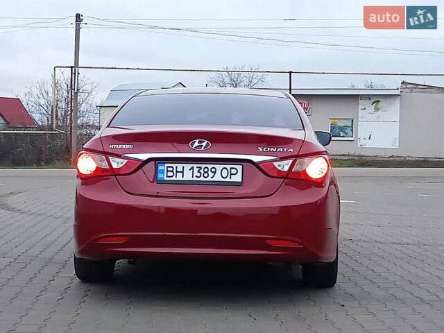 Красный Хендай Соната, объемом двигателя 2.4 л и пробегом 187 тыс. км за 8200 $, фото 7 на Automoto.ua