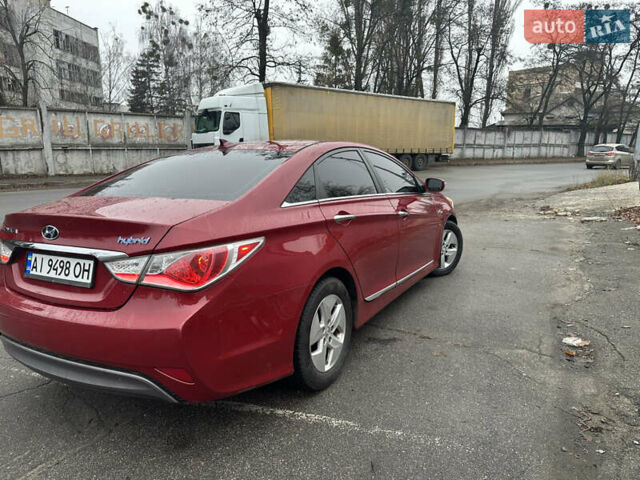 Красный Хендай Соната, объемом двигателя 2.4 л и пробегом 255 тыс. км за 9000 $, фото 1 на Automoto.ua