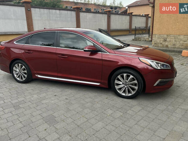 Червоний Хендай Соната, об'ємом двигуна 2.36 л та пробігом 210 тис. км за 9757 $, фото 1 на Automoto.ua