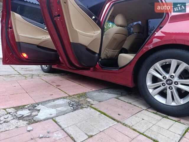 Красный Хендай Соната, объемом двигателя 2.36 л и пробегом 184 тыс. км за 6900 $, фото 13 на Automoto.ua