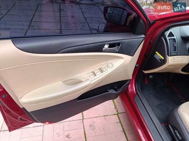 Красный Хендай Соната, объемом двигателя 2.36 л и пробегом 183 тыс. км за 6500 $, фото 7 на Automoto.ua