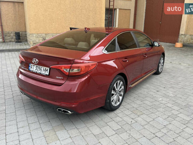 Червоний Хендай Соната, об'ємом двигуна 2.36 л та пробігом 210 тис. км за 9757 $, фото 5 на Automoto.ua