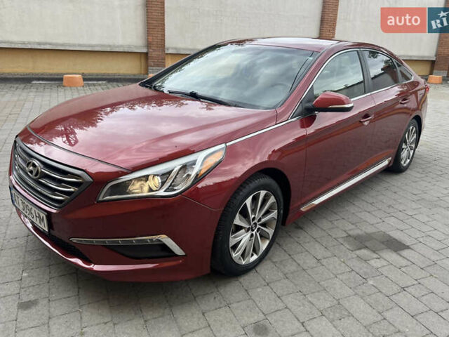 Червоний Хендай Соната, об'ємом двигуна 2.36 л та пробігом 210 тис. км за 9757 $, фото 7 на Automoto.ua