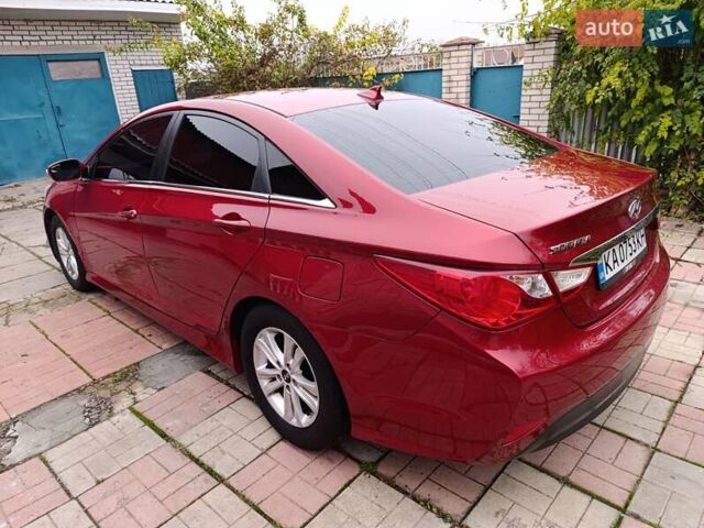 Красный Хендай Соната, объемом двигателя 2.36 л и пробегом 183 тыс. км за 6500 $, фото 4 на Automoto.ua