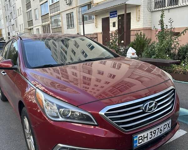 Красный Хендай Соната, объемом двигателя 2.36 л и пробегом 280 тыс. км за 8500 $, фото 1 на Automoto.ua