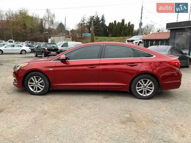Червоний Хендай Соната, об'ємом двигуна 2.4 л та пробігом 150 тис. км за 9080 $, фото 7 на Automoto.ua