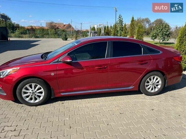 Красный Хендай Соната, объемом двигателя 2.4 л и пробегом 170 тыс. км за 9000 $, фото 3 на Automoto.ua