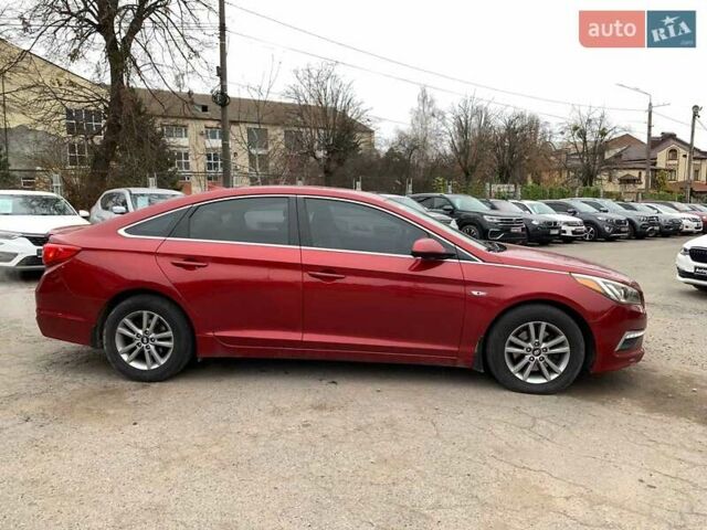 Червоний Хендай Соната, об'ємом двигуна 2.4 л та пробігом 150 тис. км за 9080 $, фото 3 на Automoto.ua