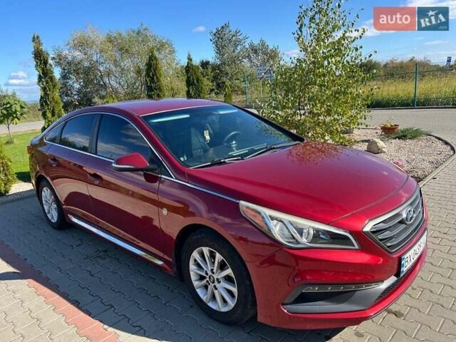 Красный Хендай Соната, объемом двигателя 2.4 л и пробегом 170 тыс. км за 9000 $, фото 2 на Automoto.ua