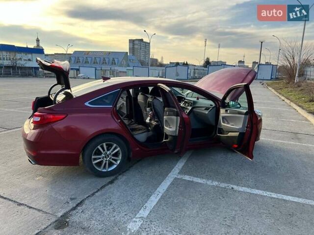 Червоний Хендай Соната, об'ємом двигуна 2.4 л та пробігом 218 тис. км за 9300 $, фото 33 на Automoto.ua