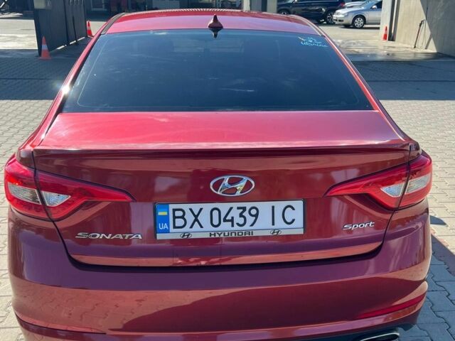 Красный Хендай Соната, объемом двигателя 2.4 л и пробегом 107 тыс. км за 9000 $, фото 4 на Automoto.ua
