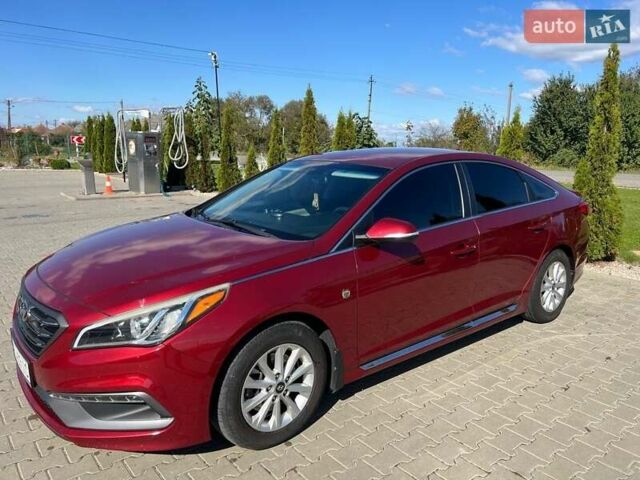 Красный Хендай Соната, объемом двигателя 2.4 л и пробегом 170 тыс. км за 9000 $, фото 1 на Automoto.ua