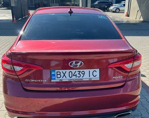 Красный Хендай Соната, объемом двигателя 2.4 л и пробегом 170 тыс. км за 9000 $, фото 4 на Automoto.ua