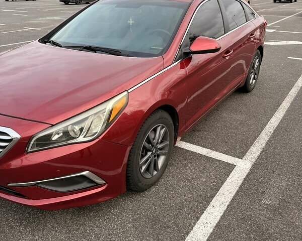Красный Хендай Соната, объемом двигателя 2.36 л и пробегом 133 тыс. км за 10000 $, фото 1 на Automoto.ua