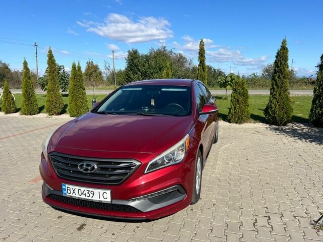 Красный Хендай Соната, объемом двигателя 2.4 л и пробегом 107 тыс. км за 9000 $, фото 1 на Automoto.ua