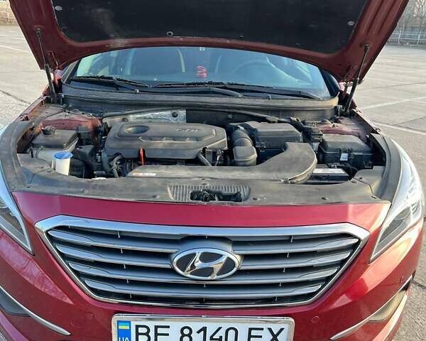 Червоний Хендай Соната, об'ємом двигуна 2.4 л та пробігом 218 тис. км за 9300 $, фото 20 на Automoto.ua