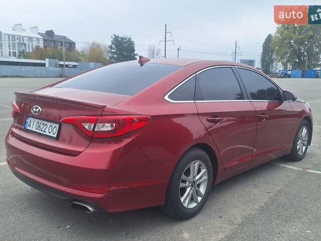 Хендай Соната 2015 в Буче на Automoto.ua Красный Хендай Соната, объемом двигателя 2.36 л и пробегом 285 тыс. км за 10500 $, фото 7 на Automoto.ua