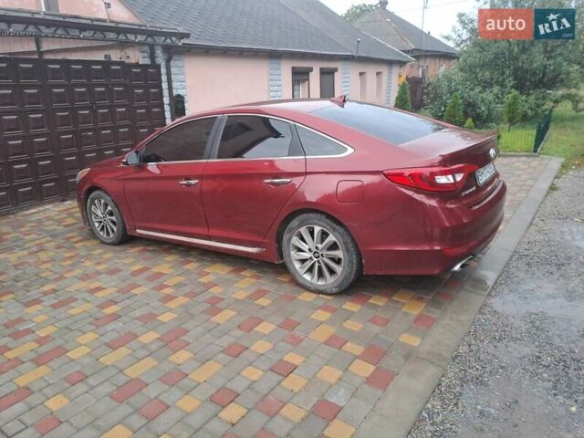 Красный Хендай Соната, объемом двигателя 2.36 л и пробегом 85 тыс. км за 10200 $, фото 9 на Automoto.ua