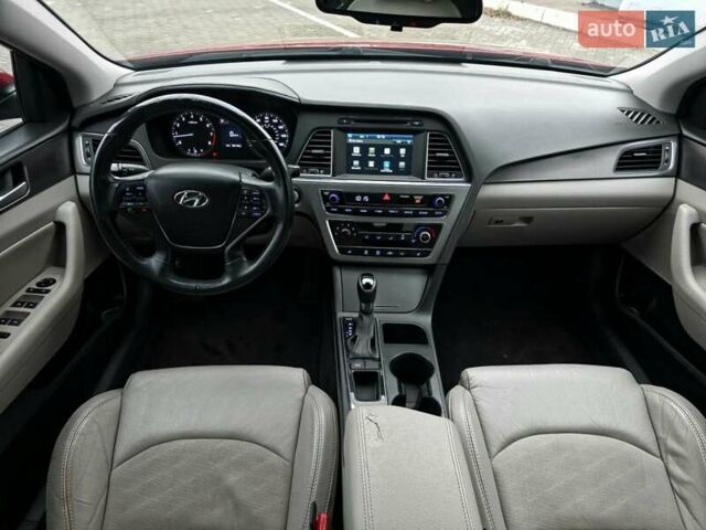 Красный Хендай Соната, объемом двигателя 2.36 л и пробегом 201 тыс. км за 9000 $, фото 10 на Automoto.ua