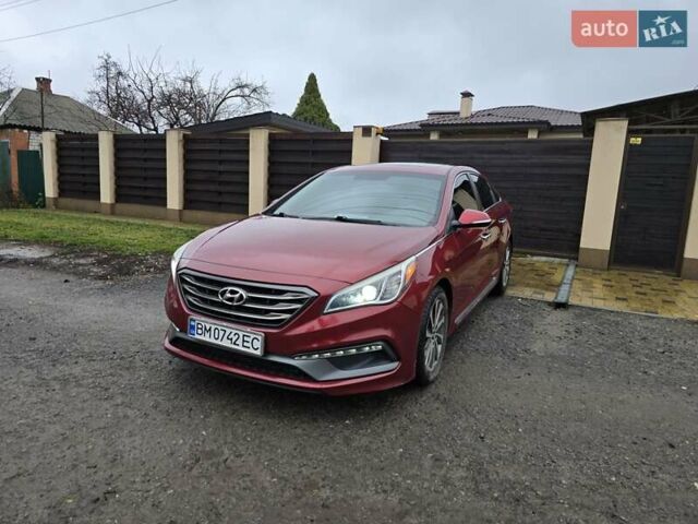 Красный Хендай Соната, объемом двигателя 2.36 л и пробегом 80 тыс. км за 9500 $, фото 5 на Automoto.ua