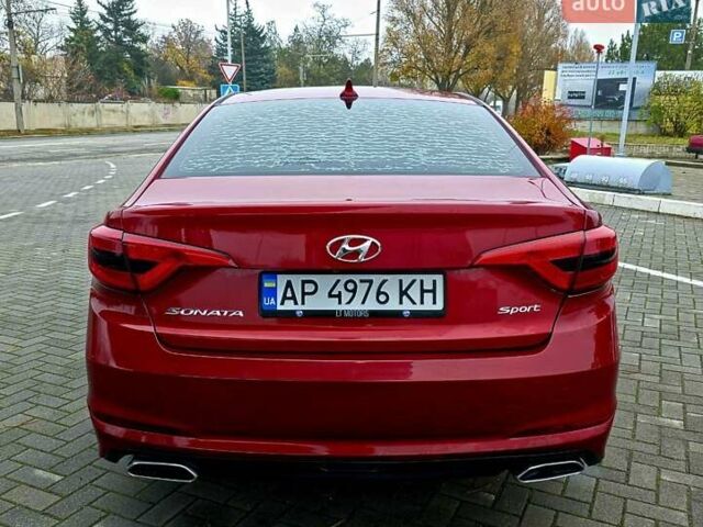 Красный Хендай Соната, объемом двигателя 2.36 л и пробегом 201 тыс. км за 9000 $, фото 4 на Automoto.ua