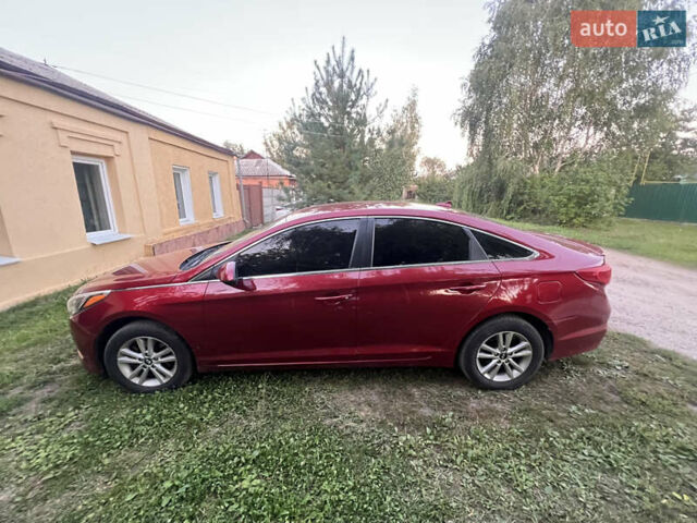 Красный Хендай Соната, объемом двигателя 2.36 л и пробегом 173 тыс. км за 11500 $, фото 2 на Automoto.ua