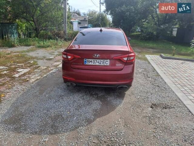 Красный Хендай Соната, объемом двигателя 2.36 л и пробегом 85 тыс. км за 10200 $, фото 5 на Automoto.ua