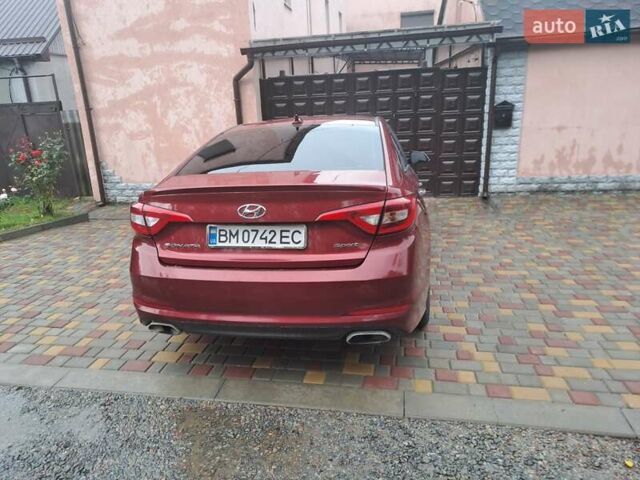 Красный Хендай Соната, объемом двигателя 2.36 л и пробегом 85 тыс. км за 10200 $, фото 10 на Automoto.ua
