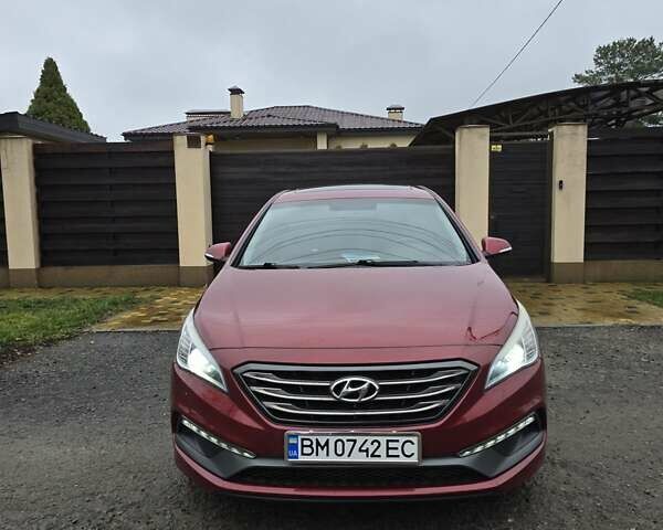 Красный Хендай Соната, объемом двигателя 2.36 л и пробегом 80 тыс. км за 9500 $, фото 14 на Automoto.ua