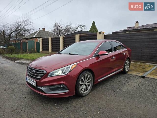 Красный Хендай Соната, объемом двигателя 2.36 л и пробегом 80 тыс. км за 9500 $, фото 6 на Automoto.ua