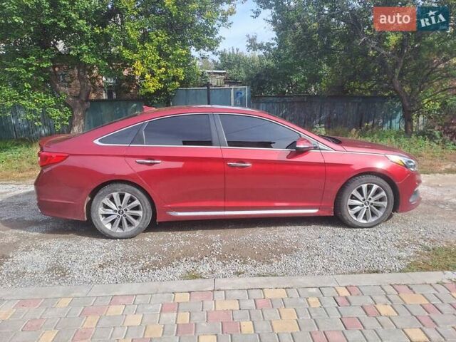 Красный Хендай Соната, объемом двигателя 2.36 л и пробегом 85 тыс. км за 10200 $, фото 6 на Automoto.ua
