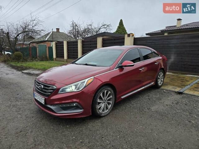 Красный Хендай Соната, объемом двигателя 2.36 л и пробегом 80 тыс. км за 9500 $, фото 13 на Automoto.ua