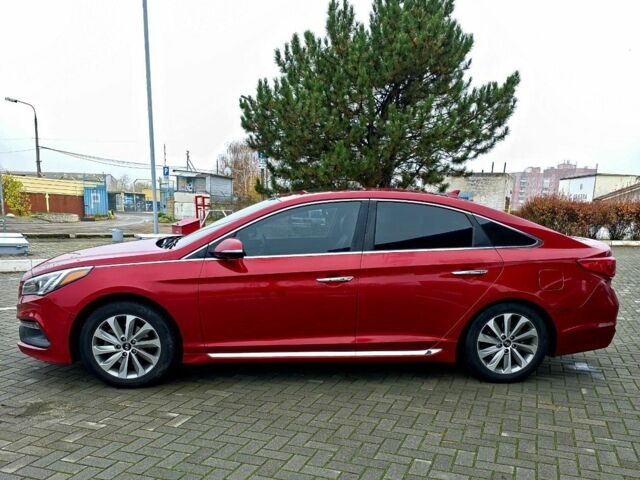 Червоний Хендай Соната, об'ємом двигуна 2.4 л та пробігом 120 тис. км за 9000 $, фото 3 на Automoto.ua