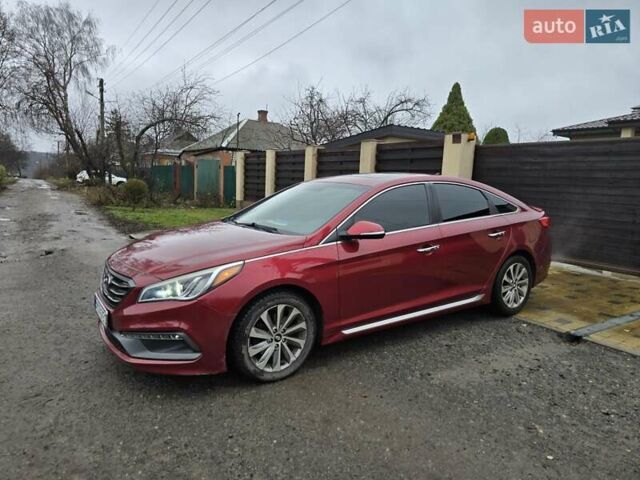 Красный Хендай Соната, объемом двигателя 2.36 л и пробегом 80 тыс. км за 9500 $, фото 15 на Automoto.ua