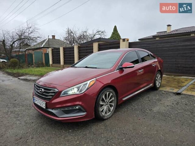 Красный Хендай Соната, объемом двигателя 2.36 л и пробегом 80 тыс. км за 9500 $, фото 3 на Automoto.ua