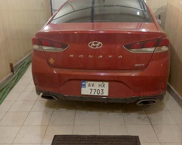 Красный Хендай Соната, объемом двигателя 2.4 л и пробегом 50 тыс. км за 16000 $, фото 1 на Automoto.ua