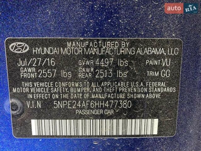 Хендай Соната 2017 в Киеве на Automoto.ua Хендай Соната, объемом двигателя 0 л и пробегом 40 тыс. км за 5000 $, фото 6 на Automoto.ua