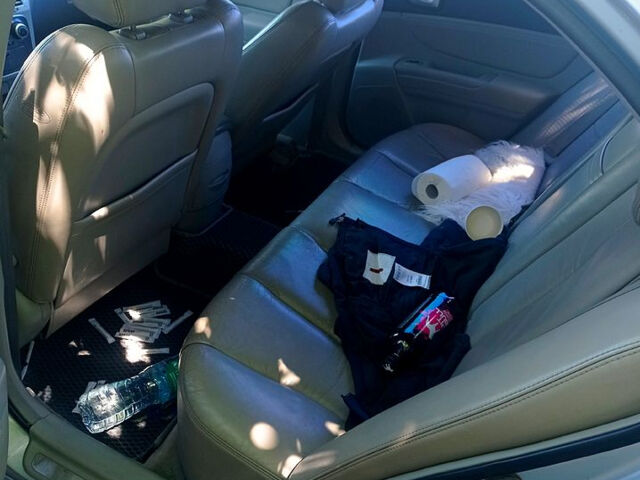 Сірий Хендай Соната, об'ємом двигуна 2.4 л та пробігом 240 тис. км за 4700 $, фото 4 на Automoto.ua