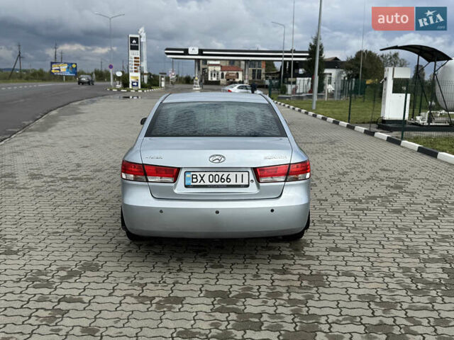 Серый Хендай Соната, объемом двигателя 2.36 л и пробегом 307 тыс. км за 5550 $, фото 12 на Automoto.ua