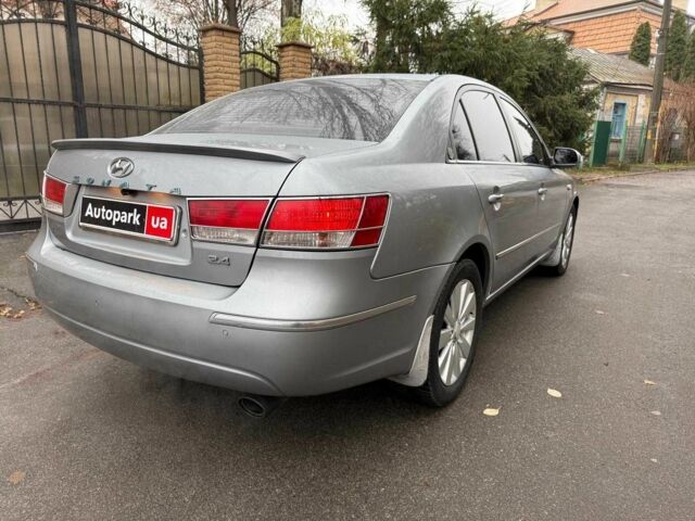 Серый Хендай Соната, объемом двигателя 2.4 л и пробегом 266 тыс. км за 6990 $, фото 4 на Automoto.ua