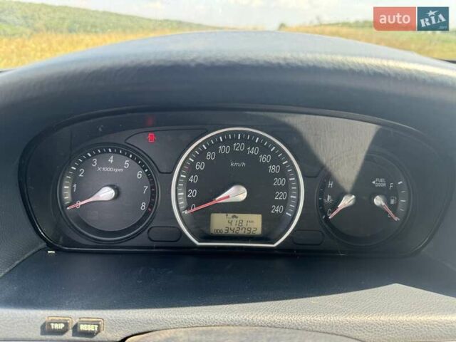Серый Хендай Соната, объемом двигателя 2 л и пробегом 343 тыс. км за 4300 $, фото 14 на Automoto.ua