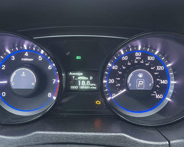 Серый Хендай Соната, объемом двигателя 2.4 л и пробегом 305 тыс. км за 8000 $, фото 16 на Automoto.ua