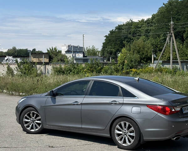 Серый Хендай Соната, объемом двигателя 2.4 л и пробегом 200 тыс. км за 7499 $, фото 5 на Automoto.ua