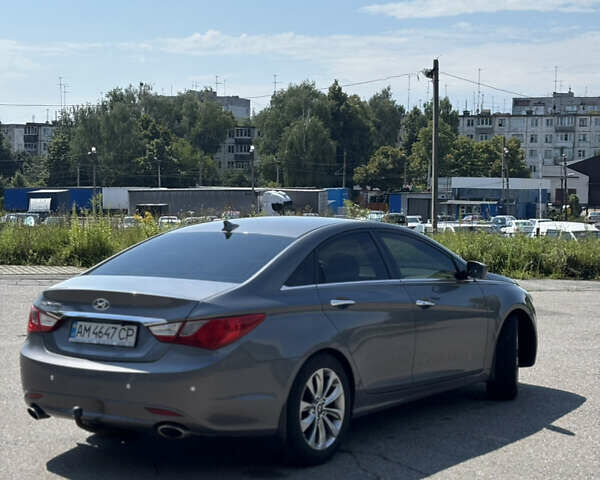 Сірий Хендай Соната, об'ємом двигуна 2.4 л та пробігом 200 тис. км за 7700 $, фото 3 на Automoto.ua