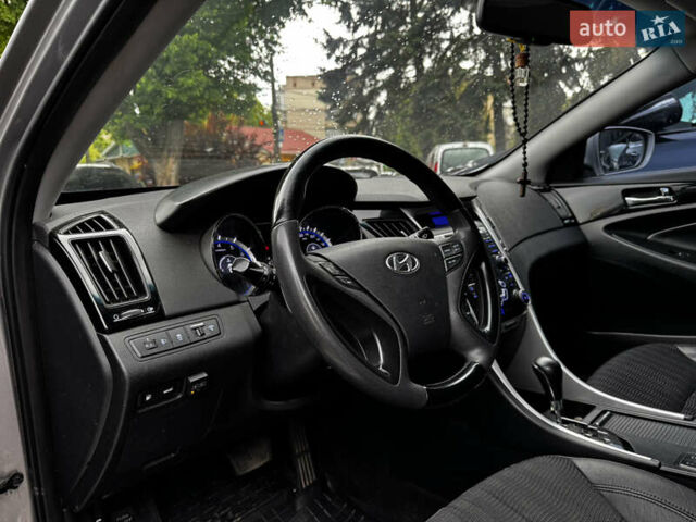 Серый Хендай Соната, объемом двигателя 2.4 л и пробегом 220 тыс. км за 8100 $, фото 13 на Automoto.ua